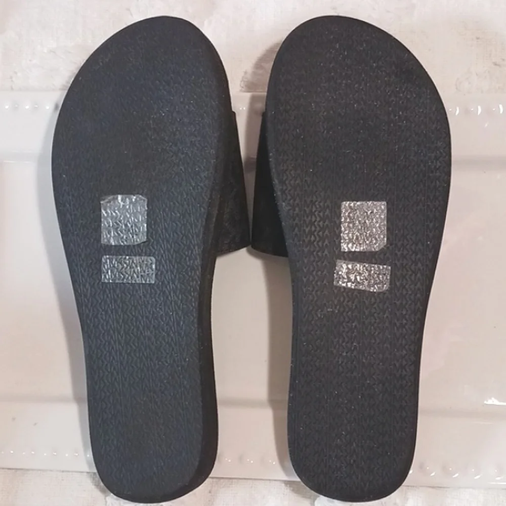 Michael Kors Wade Adjustable MK Logo Slide 10 *New*